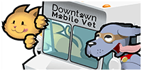 Logo design for a mobile veterinarian