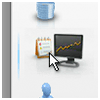 Dock icons functionality animation